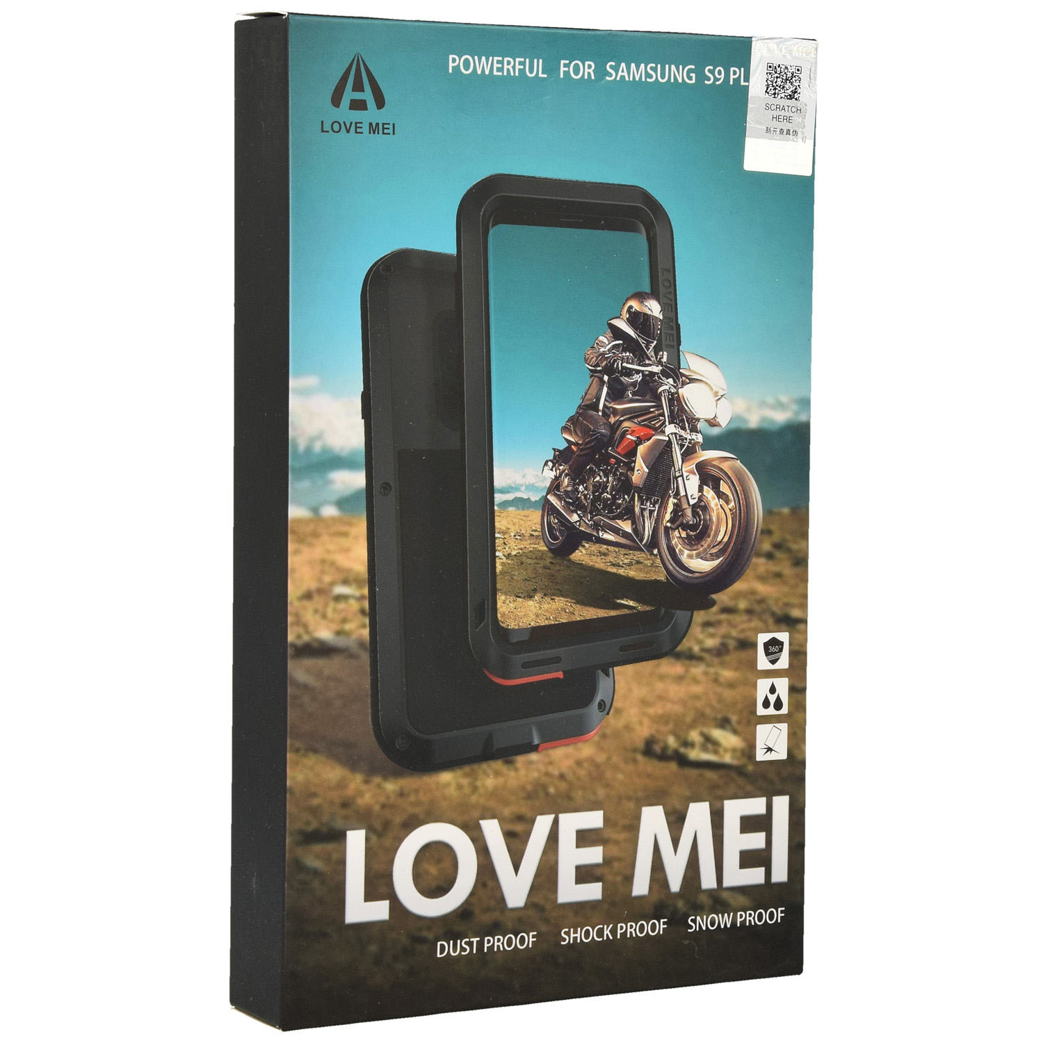 Oryginalne Pancerne Etui marki LOVE MEI z serii Powerful dla Galaxy S9 Plus